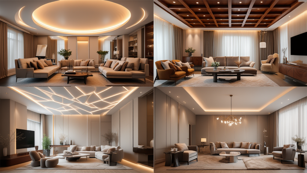 Ceiling Design Ideas for Home: Modern Stylish Interior Looks