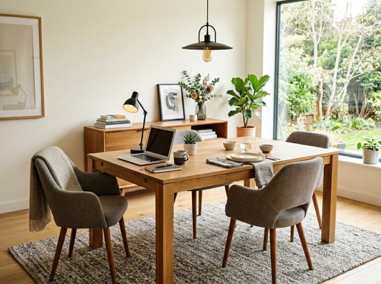 Expert Tips for Creating a Dining Room That Doubles as a Workspace