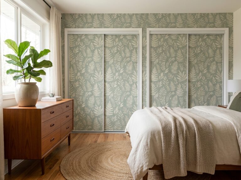 12+ Stylish Overlays for Mirrored Closet Doors: Space-Saving Ideas